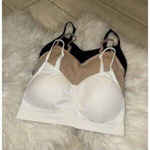 3 Jockey Generation Bralettes Bras Lined Wire Free Womens S Small